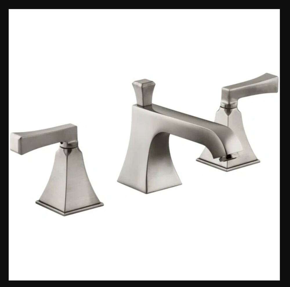 Kohler Memoirs Stately Widespread Deck Mount Tub Filler Brushed Nickel T428-4VBN